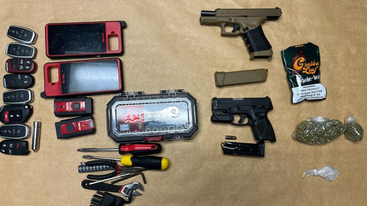 Deputies seize guns, drugs, key fobs in DeSoto County car theft case