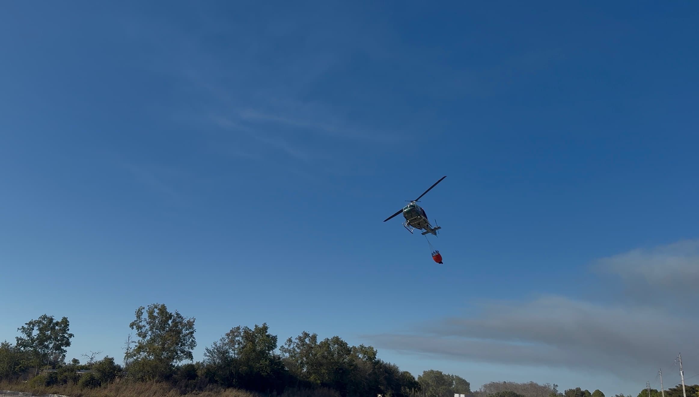 Brush fire burning in north Collier County scorches 200 acres
