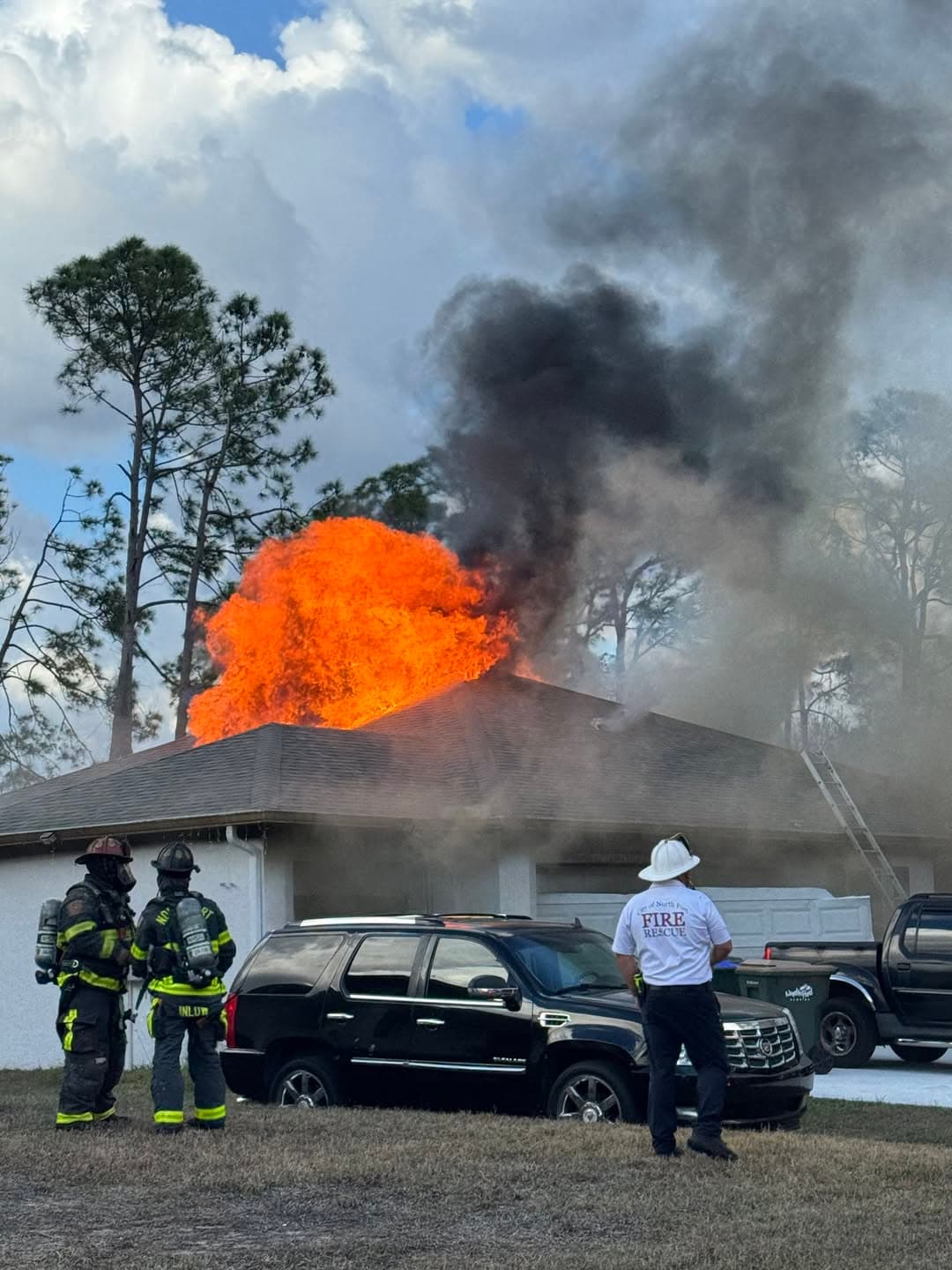 Fire damages home in North Port, State Fire Marshal will investigate