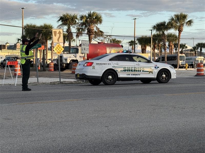 One dead after truck, pedestrian accident at Fort Myers construction site