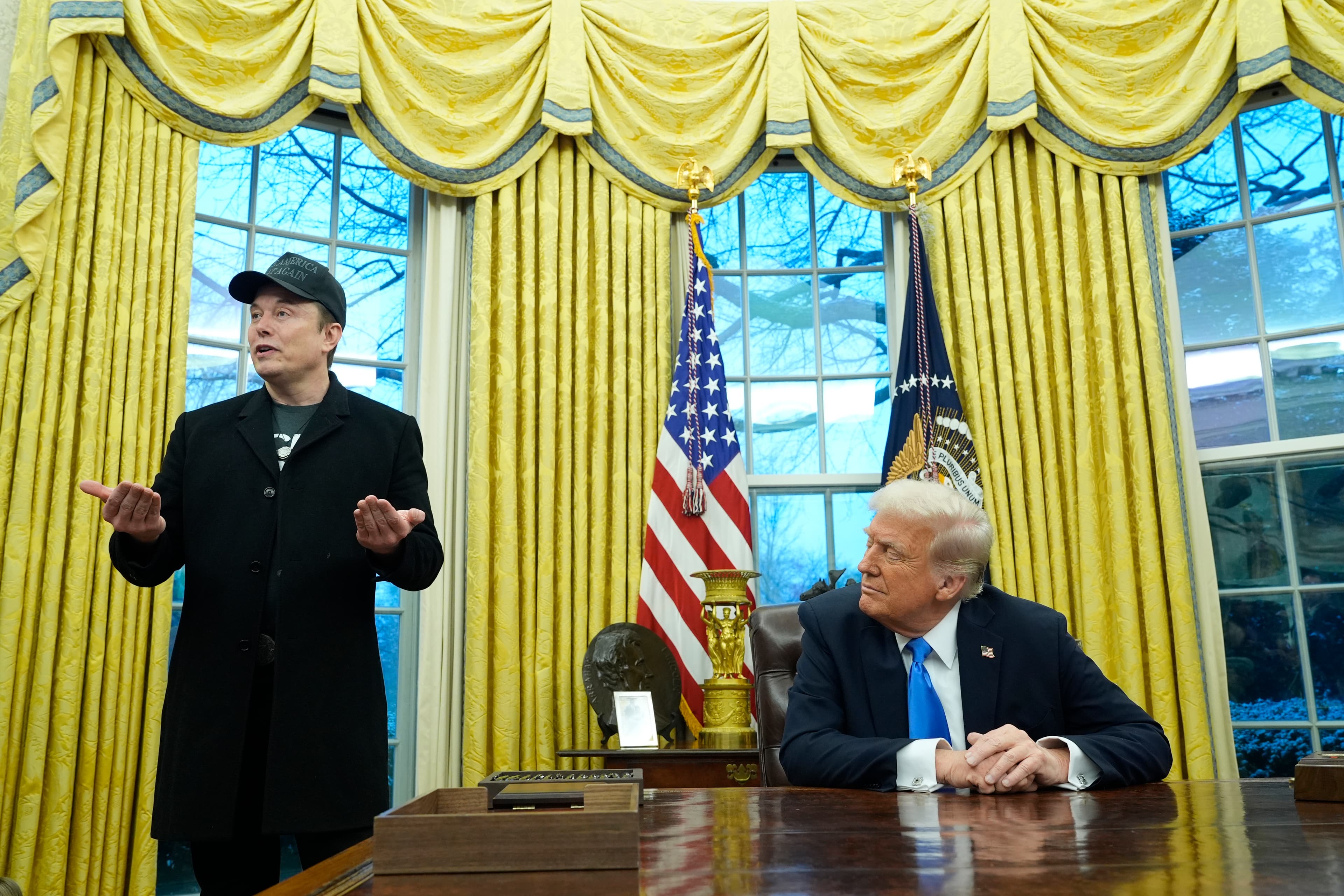 Are taxpayers getting a refund check from DOGE? Musk says he'll check with Trump