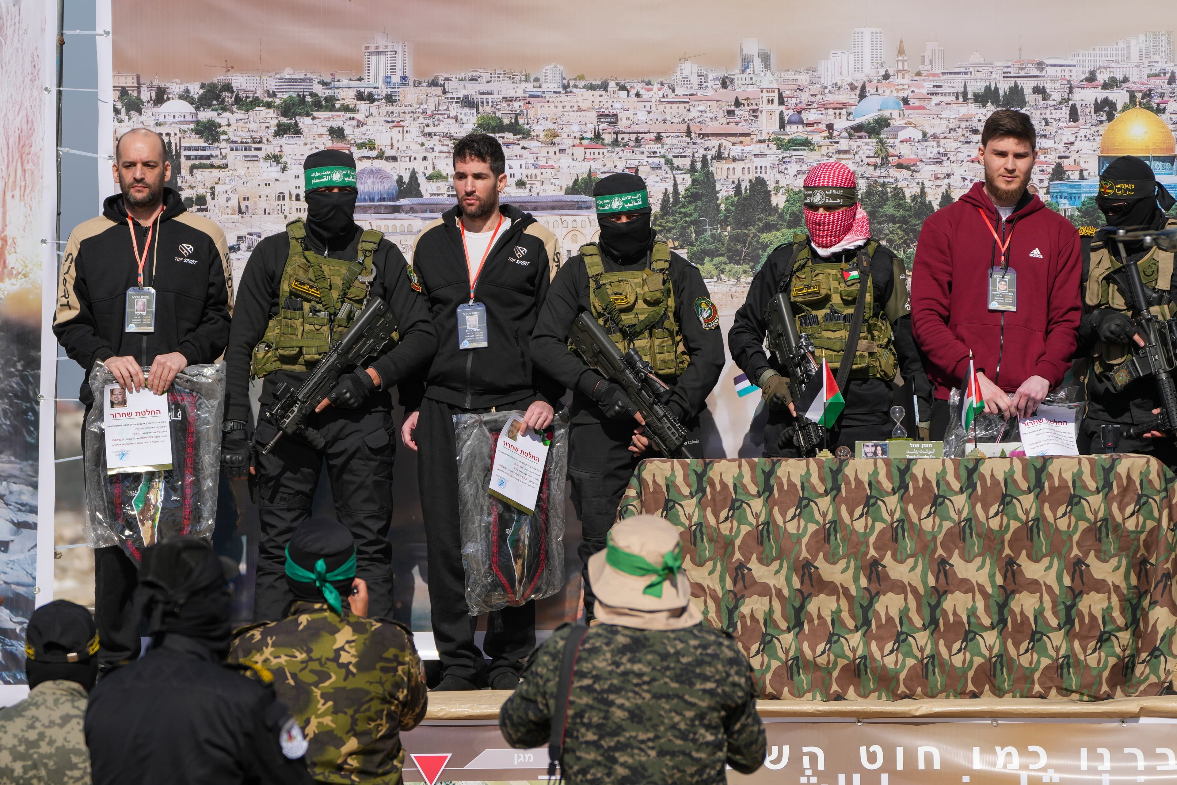 Hamas frees 3 hostages, Israel releases hundreds of prisoners as ceasefire holds