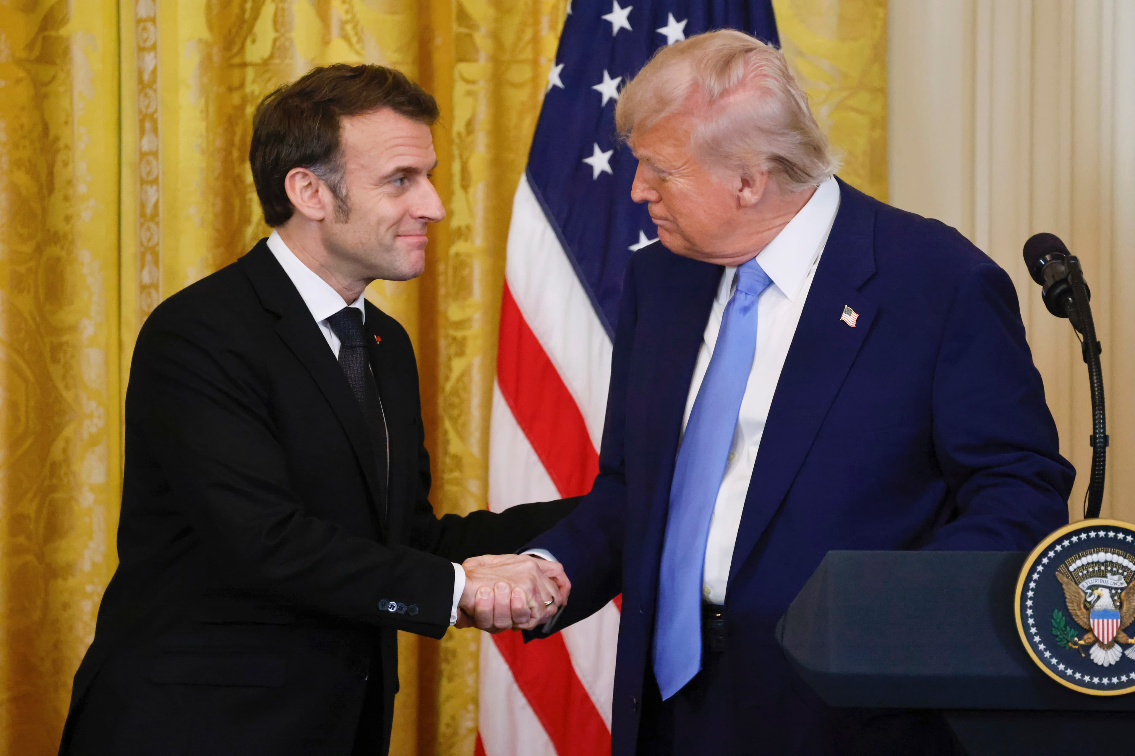 Trump and Macron discuss peace in Ukraine, and how to enforce it