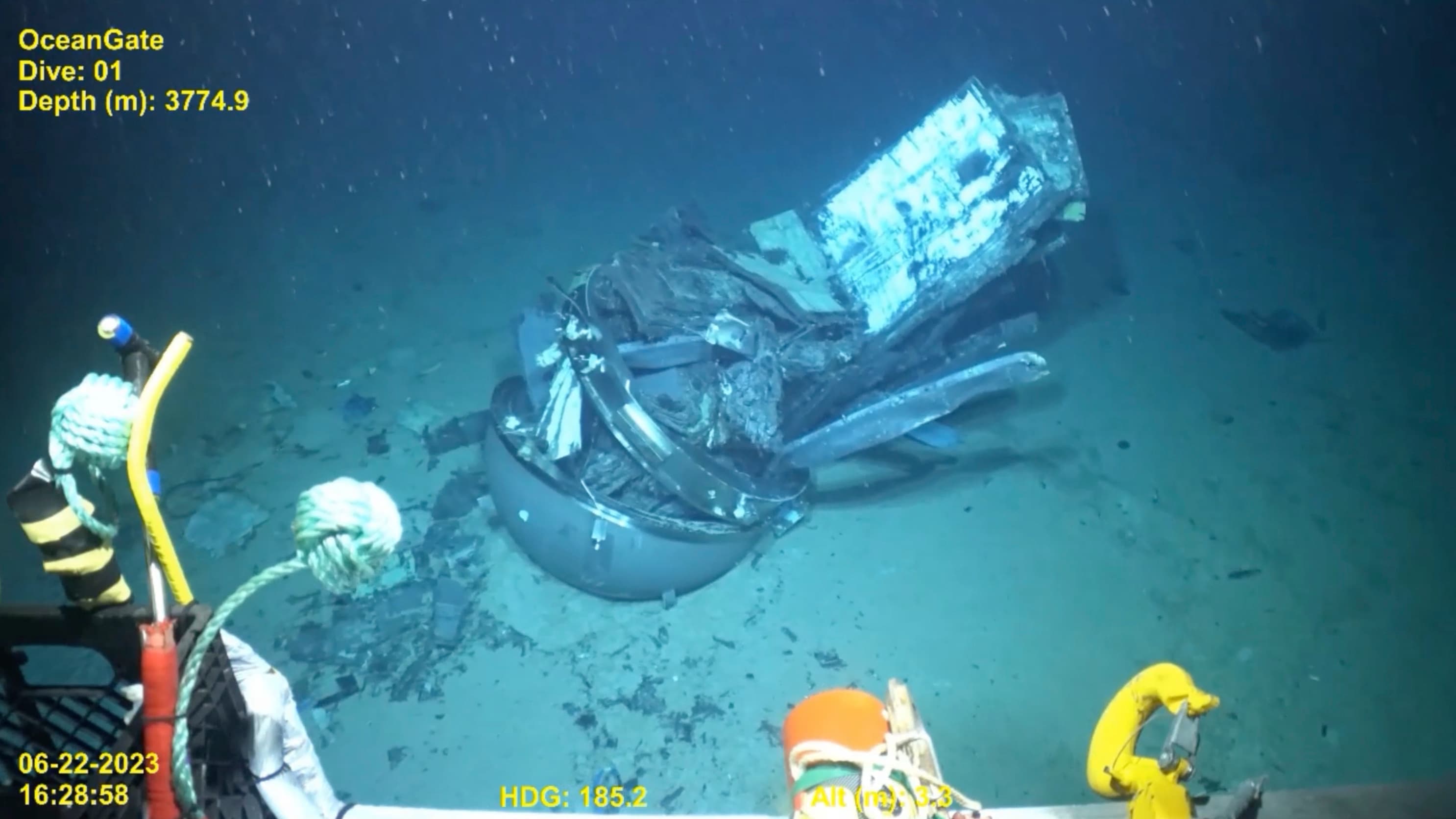 Coast Guard releases audio that appears to be from Titanic submersible implosion