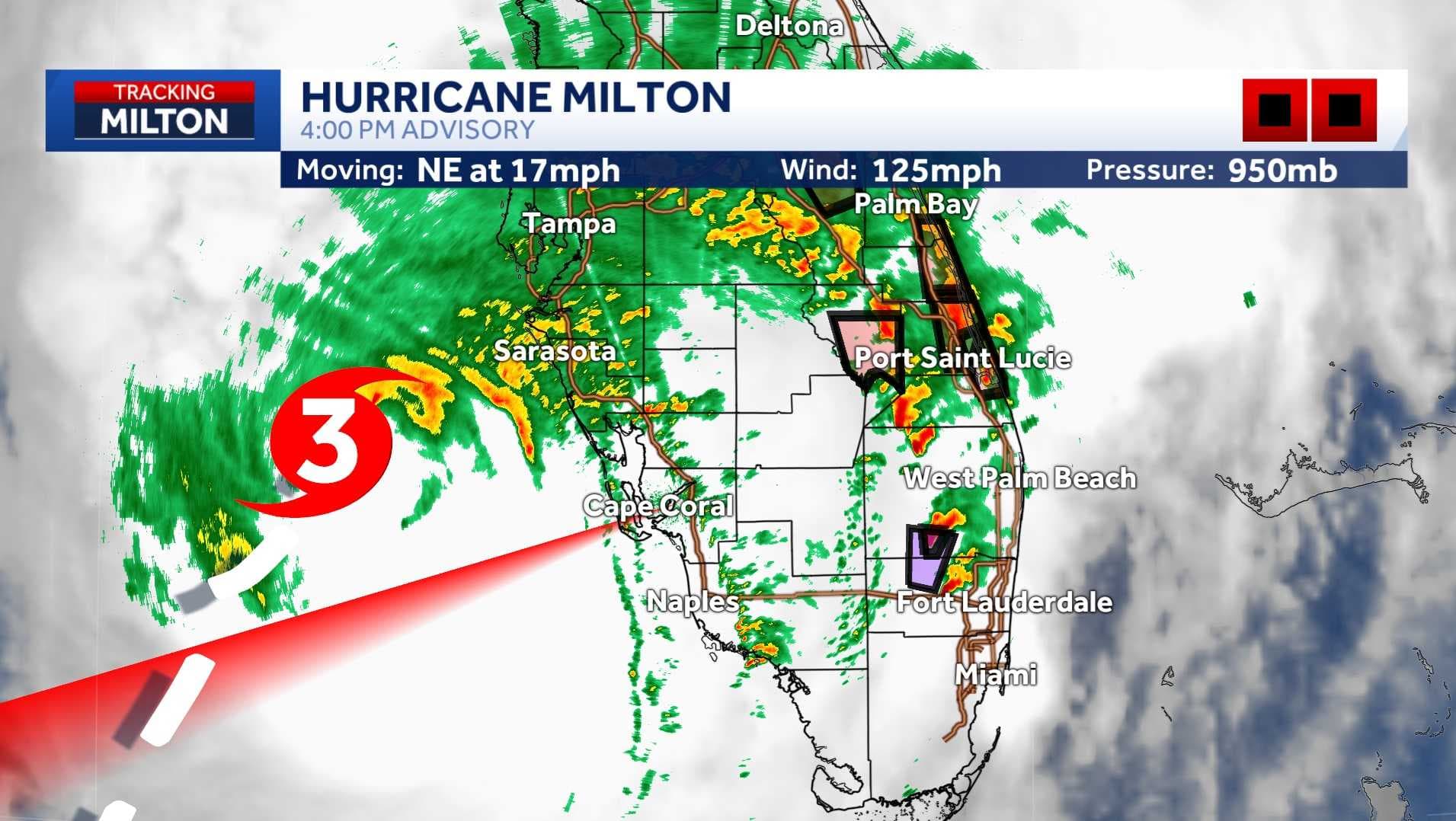 LIVE: Major Hurricane Milton sparks tornado outbreak as it approaches Florida