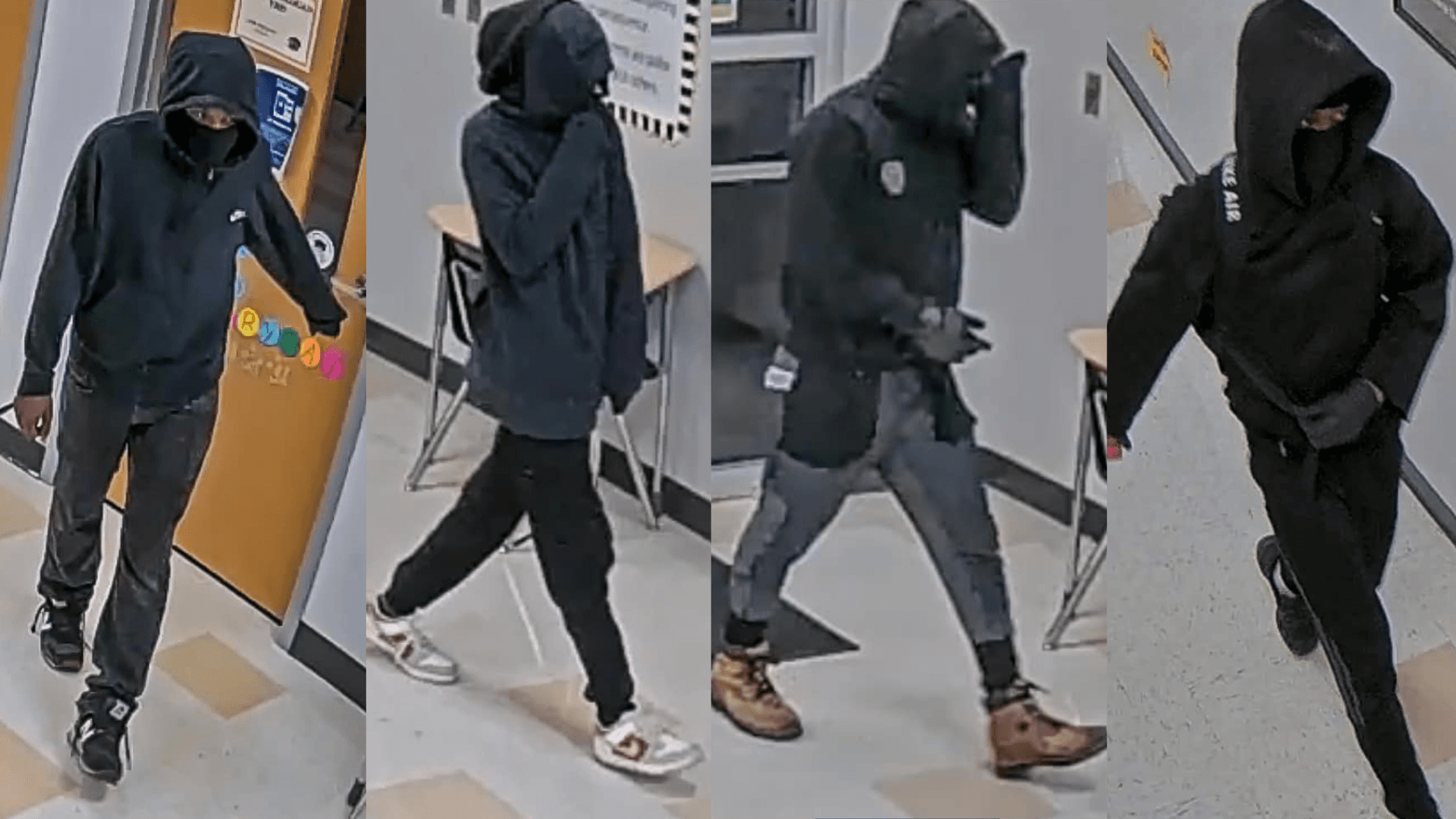 Can you ID suspects accused of stealing rifle from Golden Gate Middle School safe?