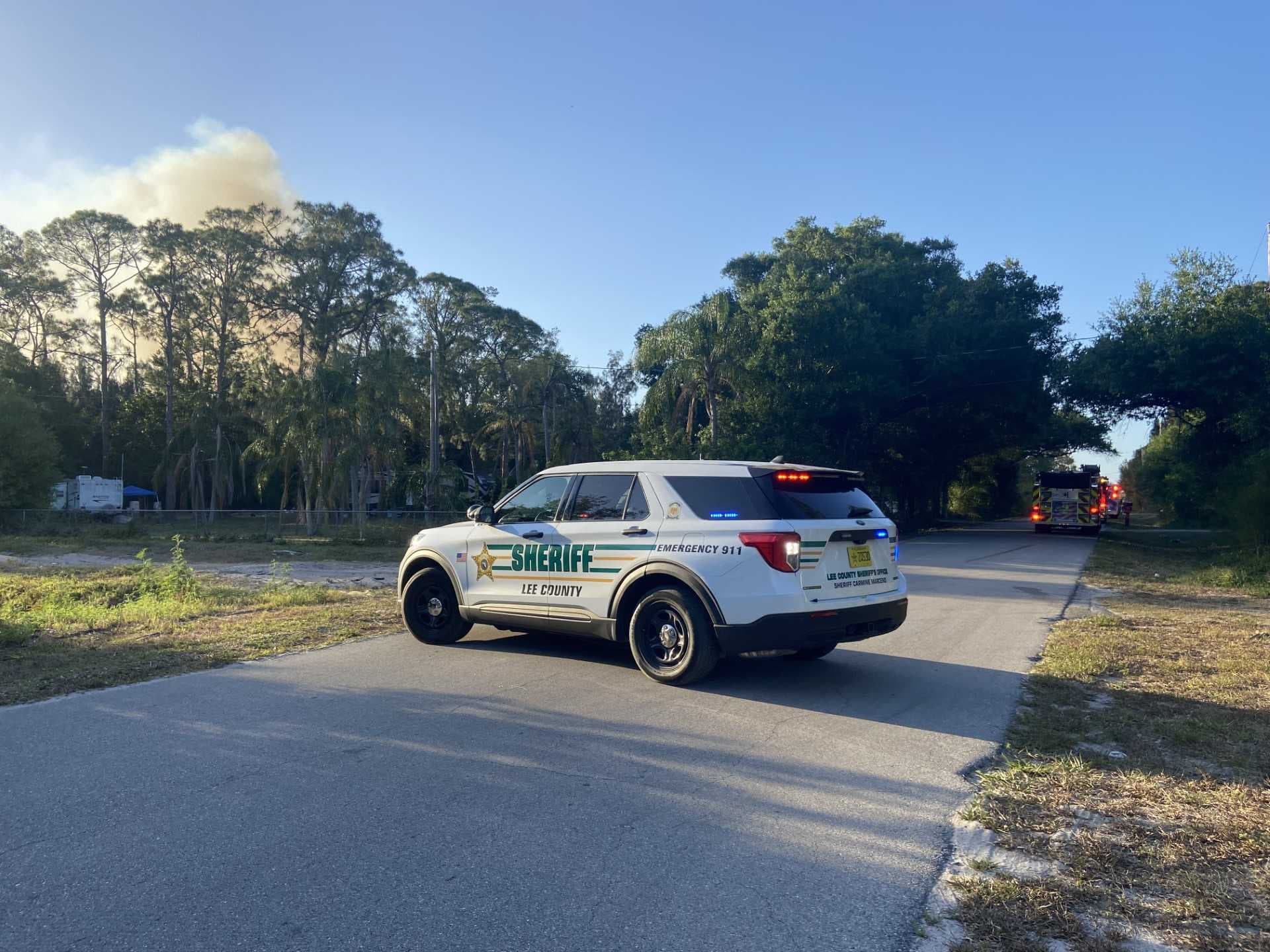 Illegal burn sparks large fire in North Fort Myers: Crews contain blaze amid dry conditions