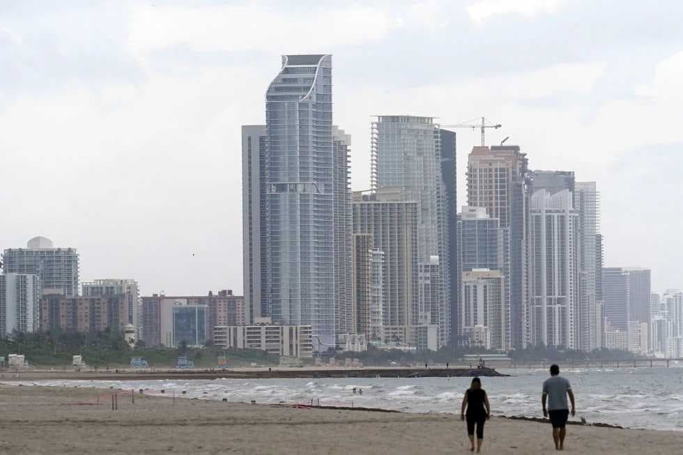 At least 35 high-rise condos and hotels in Florida are sinking, study shows