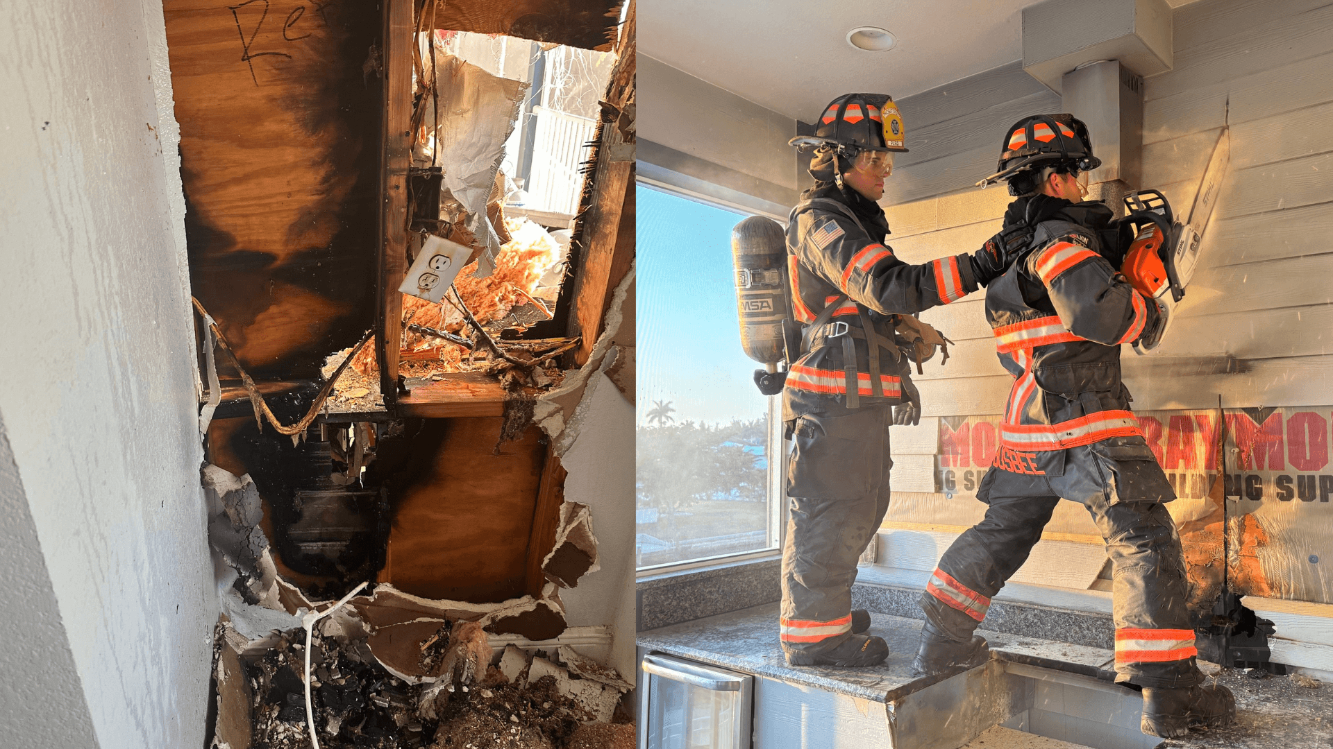Fire crews contain early morning house fire in Matlacha Isles