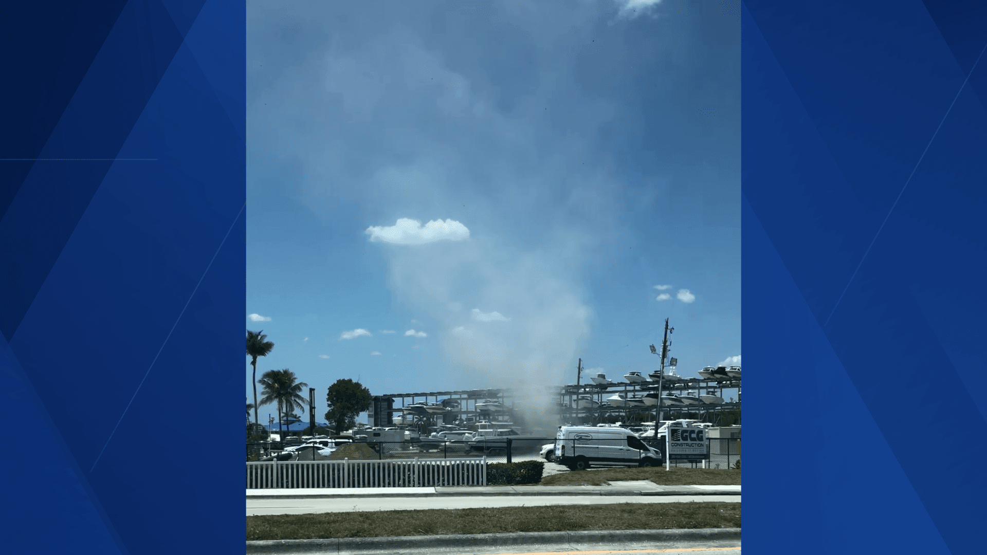 Dust devil caught on cam along McGregor Blvd; Second in SW Florida in two days