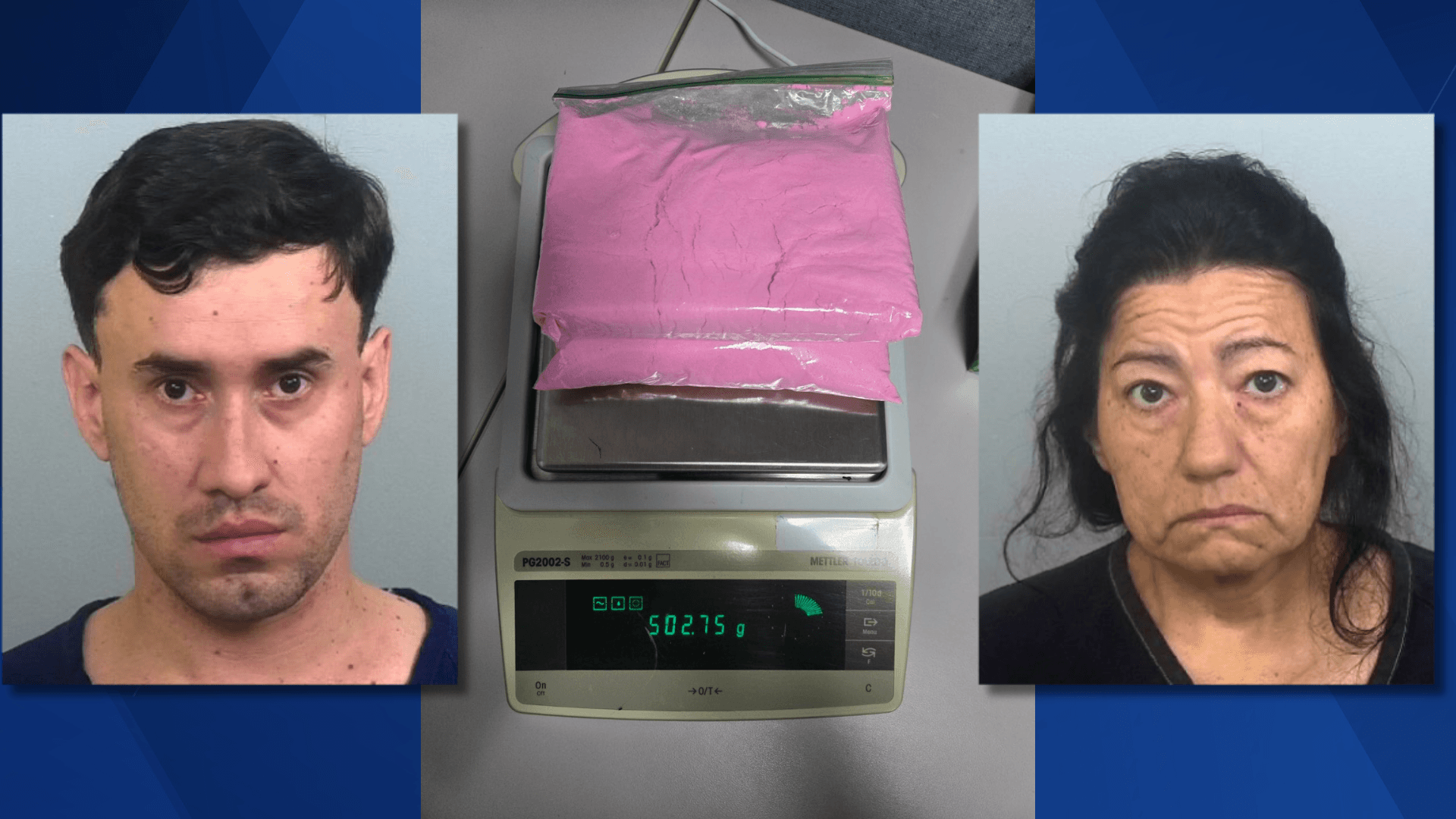 Pink cocaine bust in Fort Myers leads to arrest of two Colombian nationals