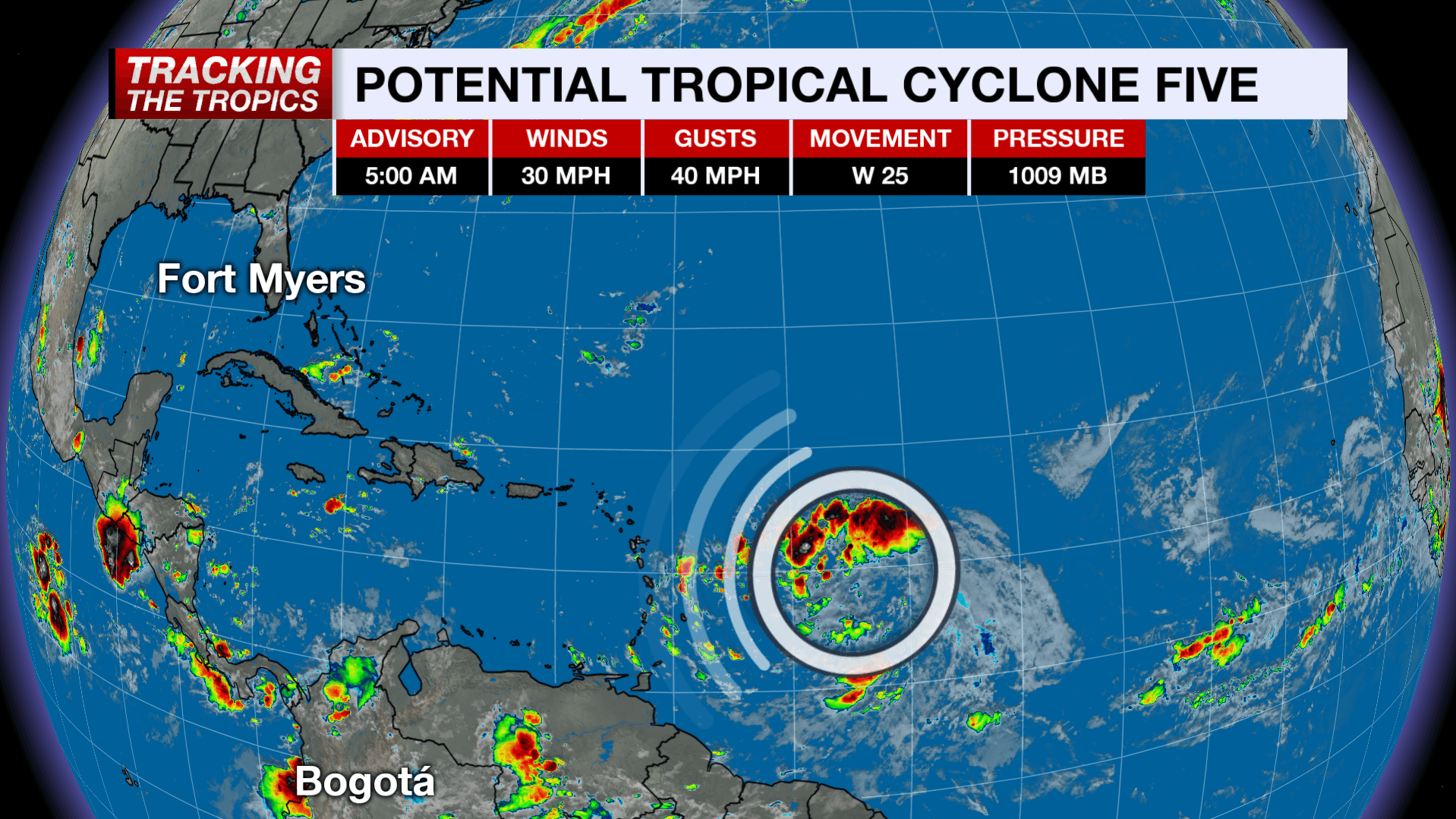 Tropical Storm Ernesto could form in Atlantic Monday