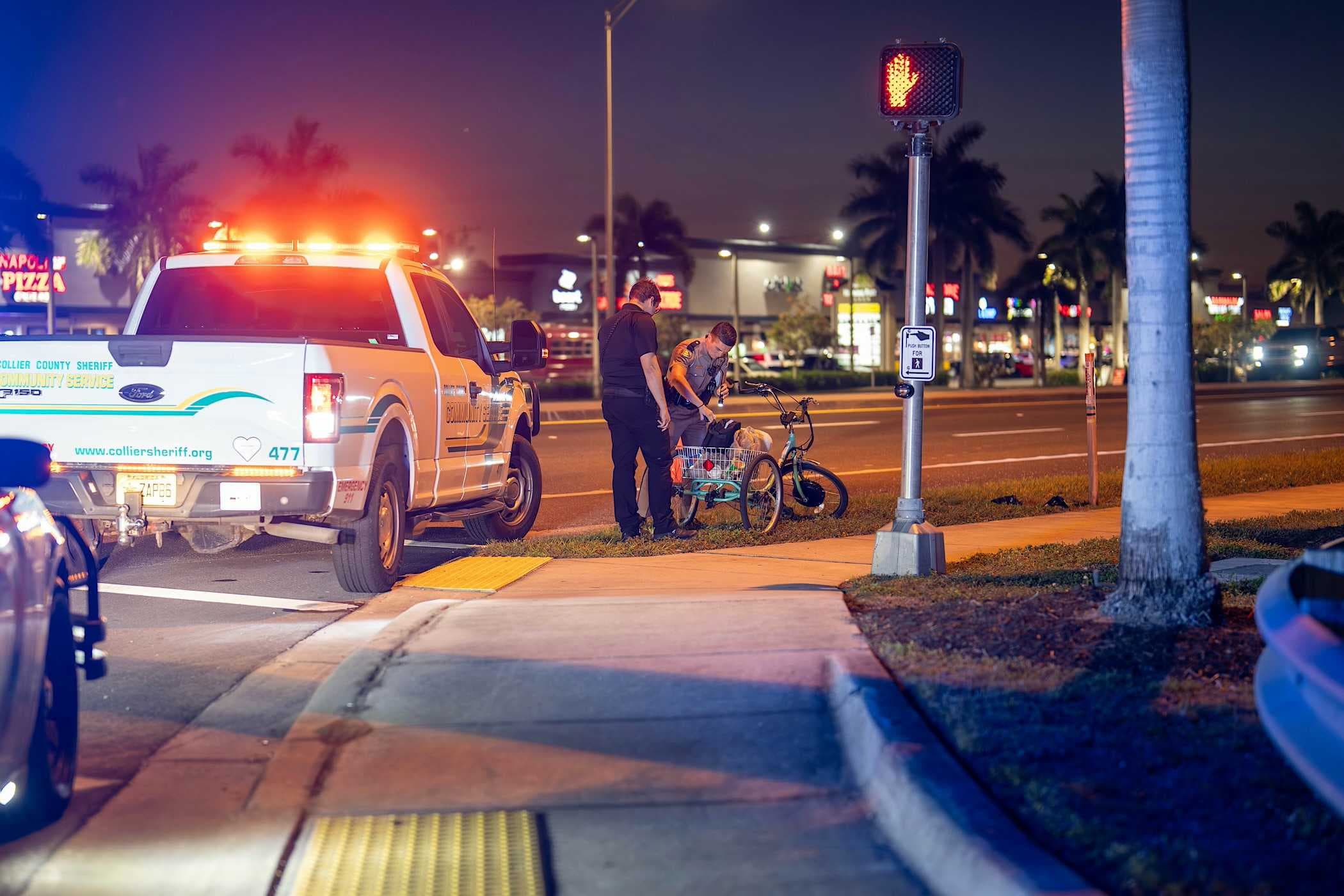 1 injured after pickup truck and bicyclist collide in Collier County