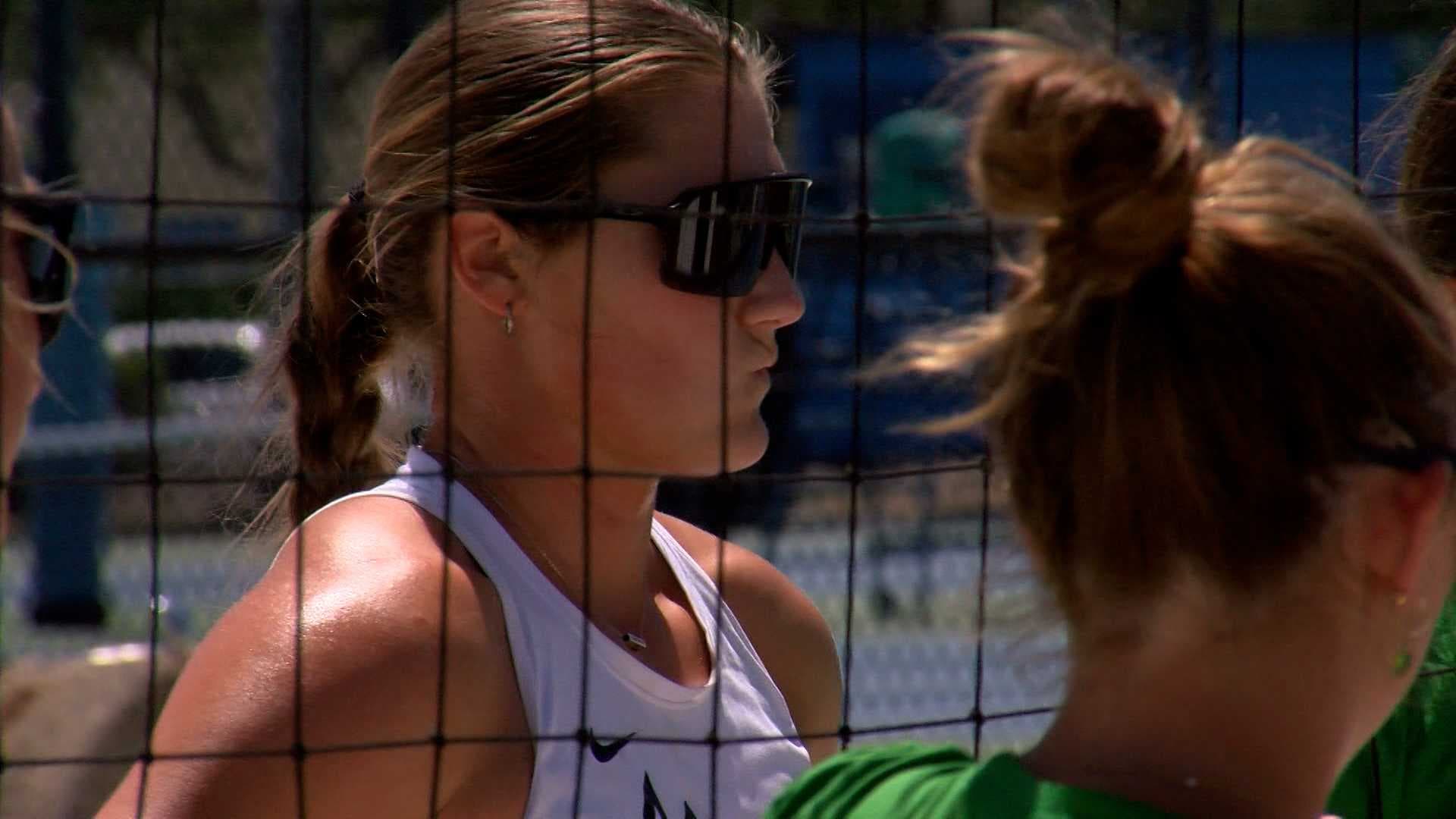 FGCU Beach Volleyball's Jaci Carpenter not allowing Type 1 diabetes to get in the way