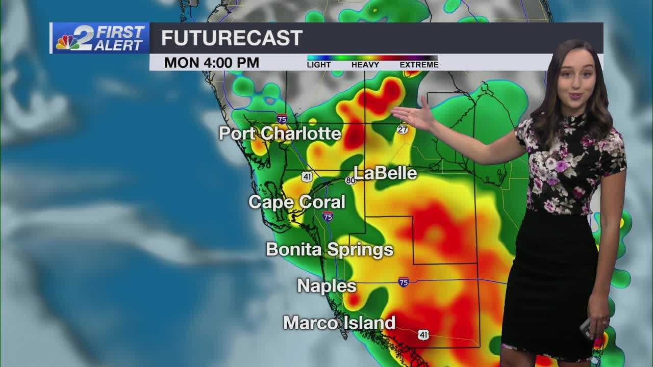 Widespread storms to impact Southwest Florida through Monday night
