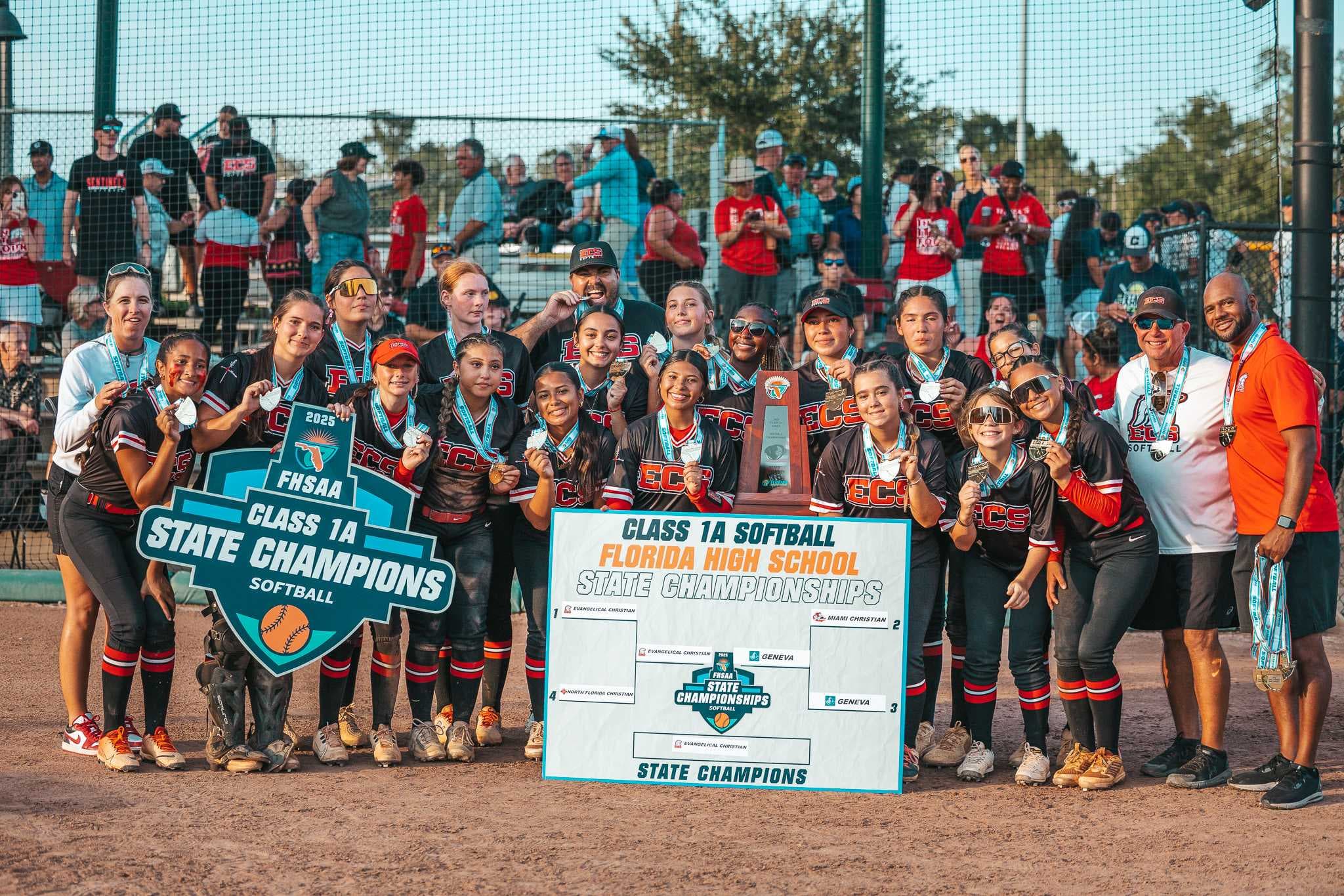 ECS holds off Geneva in slugfest to win back-to-back state titles