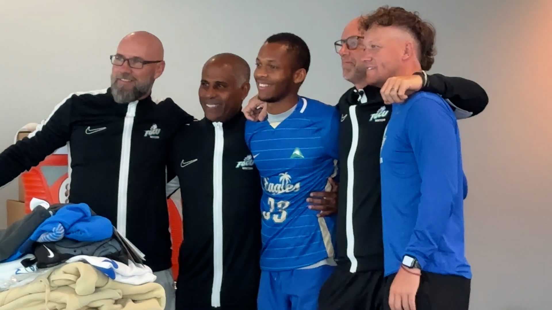 FGCU men's soccer manager surprised with roster spot