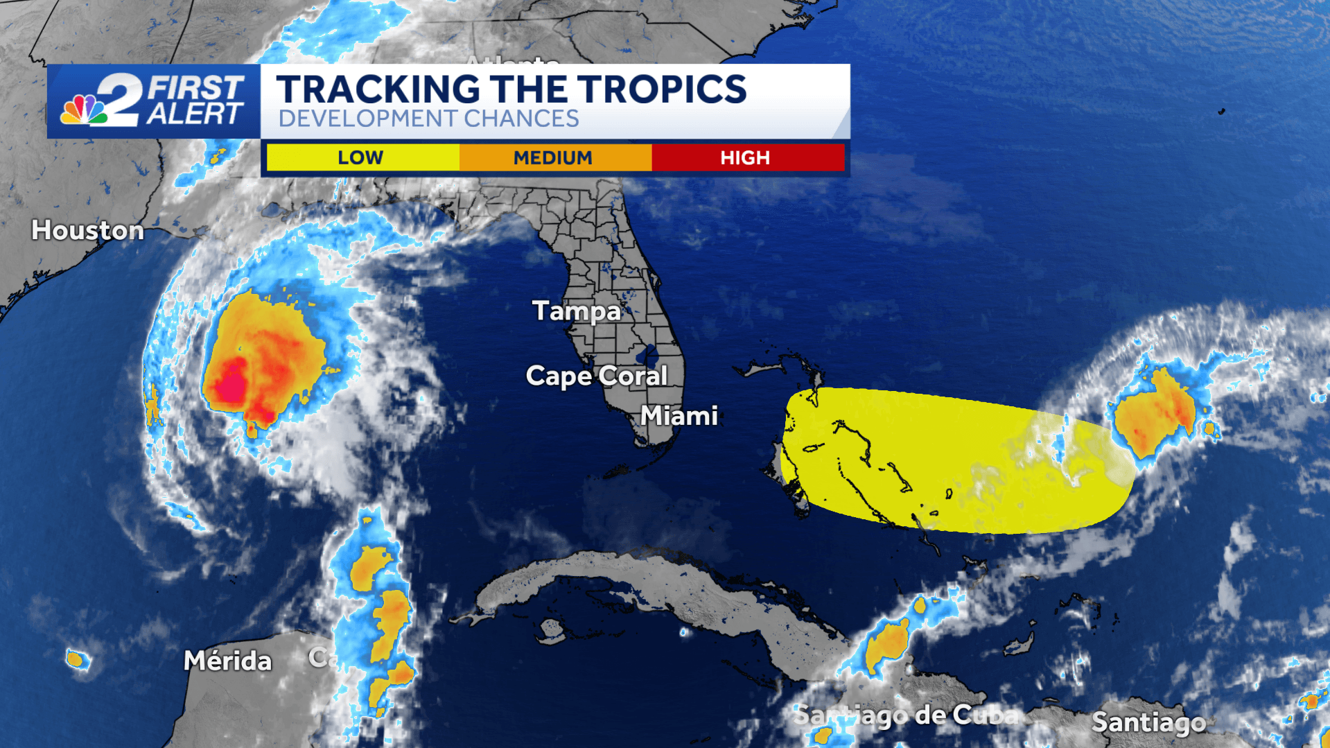Monitoring one other area as Rafael weakens to tropical storm