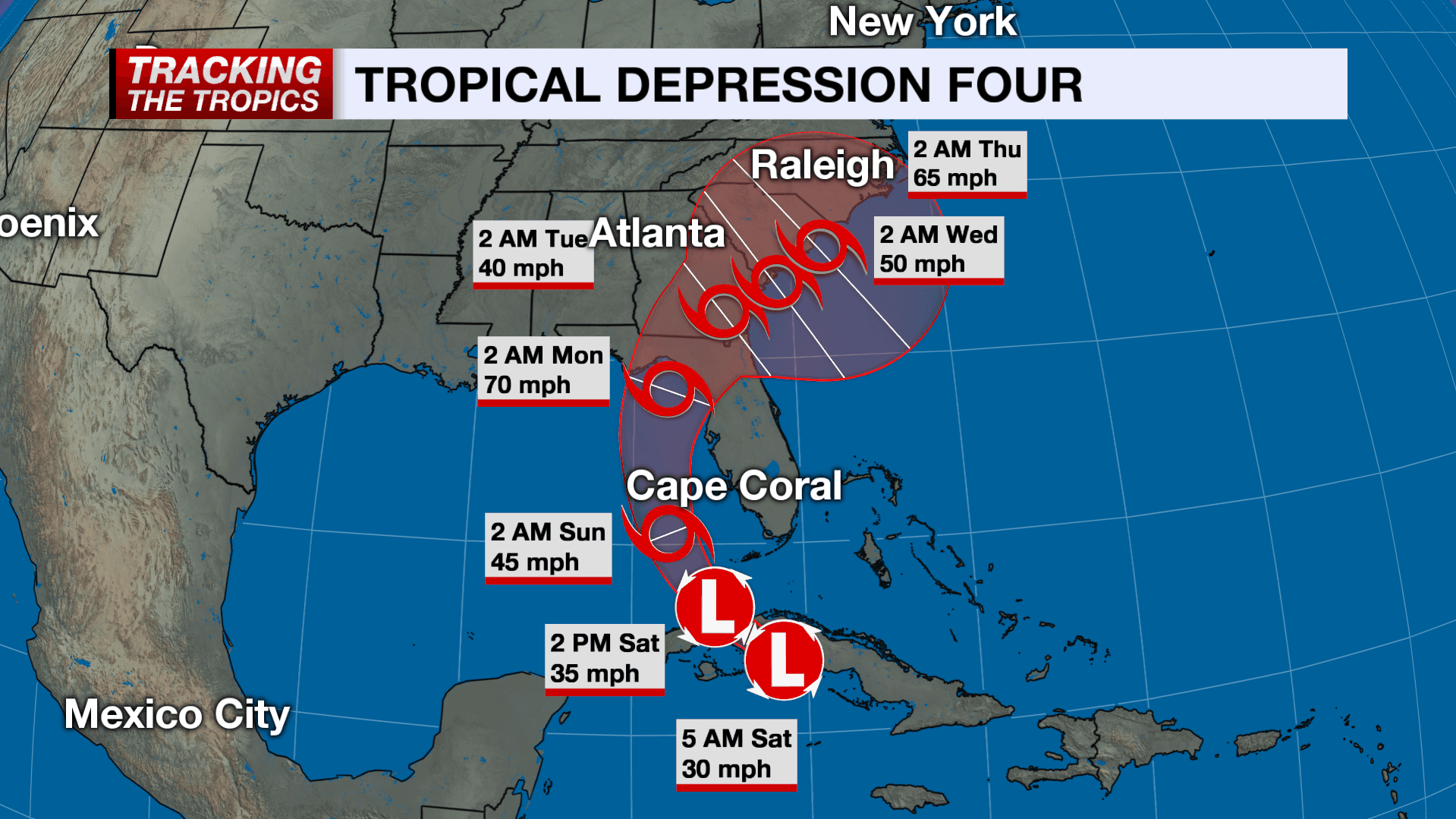 Tropical depression to become Tropical Storm Debby Saturday, impacts in southwest FL
