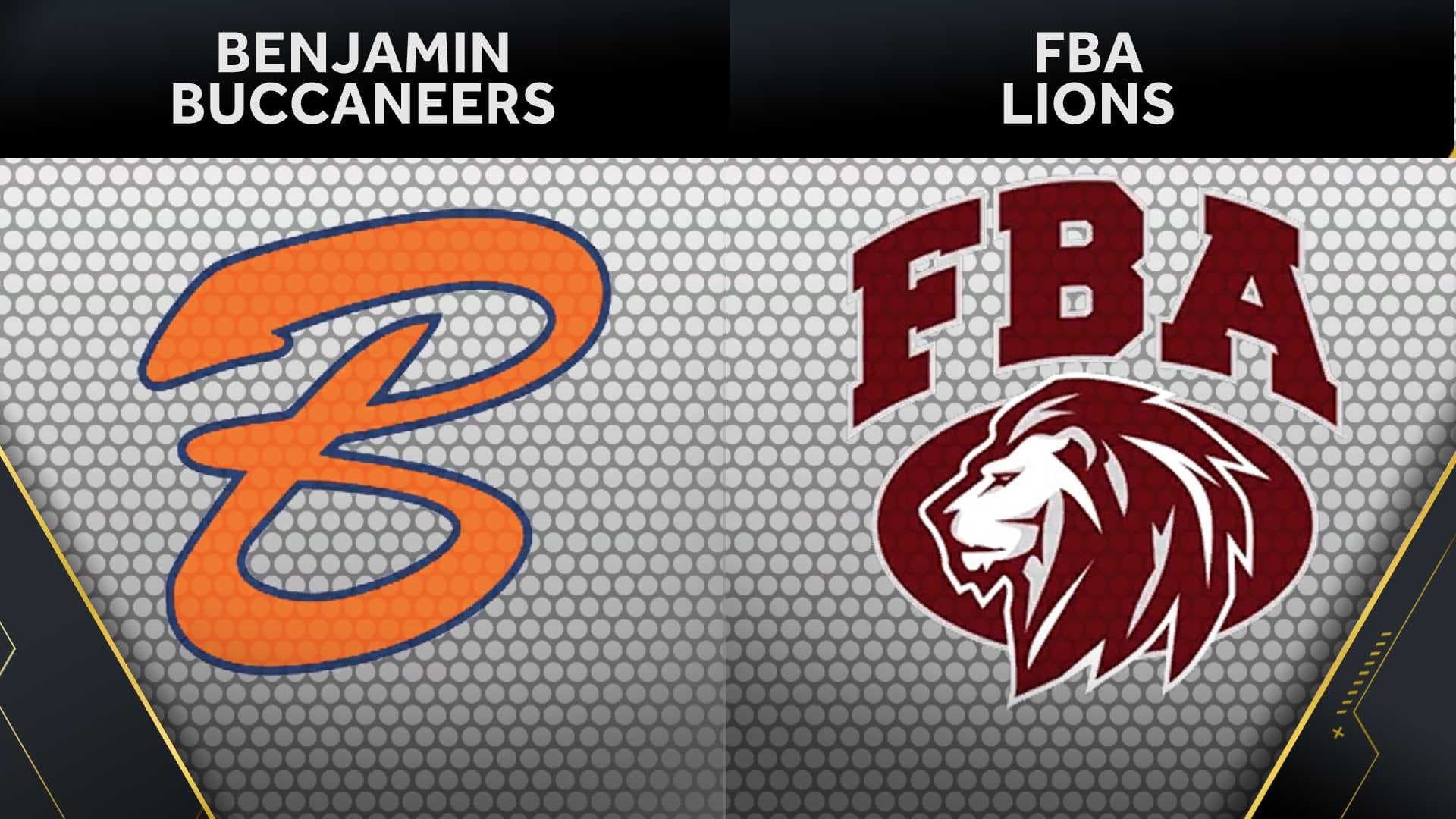 H.S. Football Playoffs Round 2 - First Baptist Academy takes down Benjamin