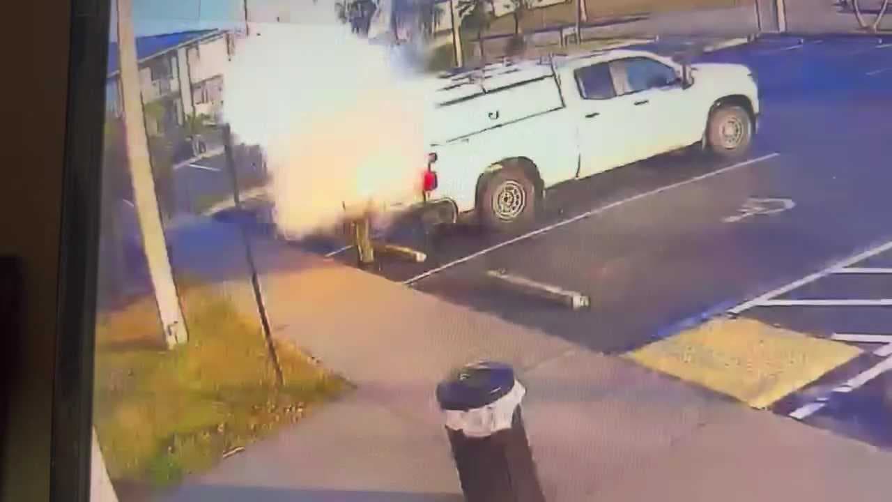 Video released of explosion that injured a man in a Clewiston hotel parking lot