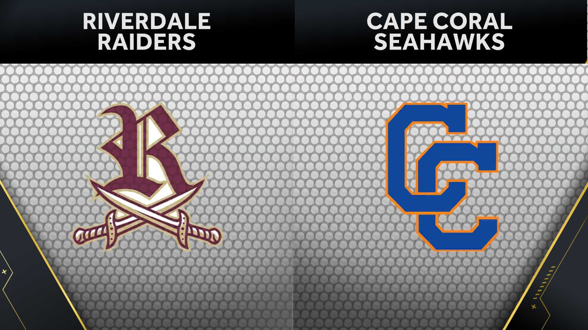 H.S. Football Week 9 - Cape Coral's second half momentum gives Riverdale its first loss of the season