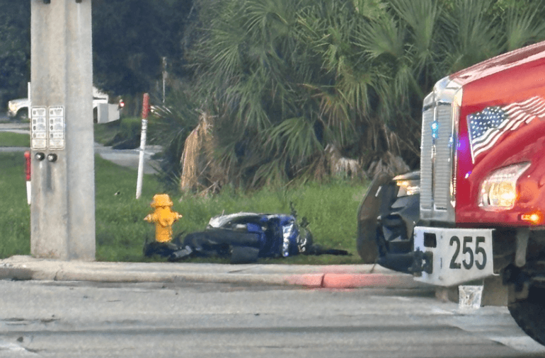 FMPD responds to motorcycle crash at Veronica Shoemaker & Winkler Ave
