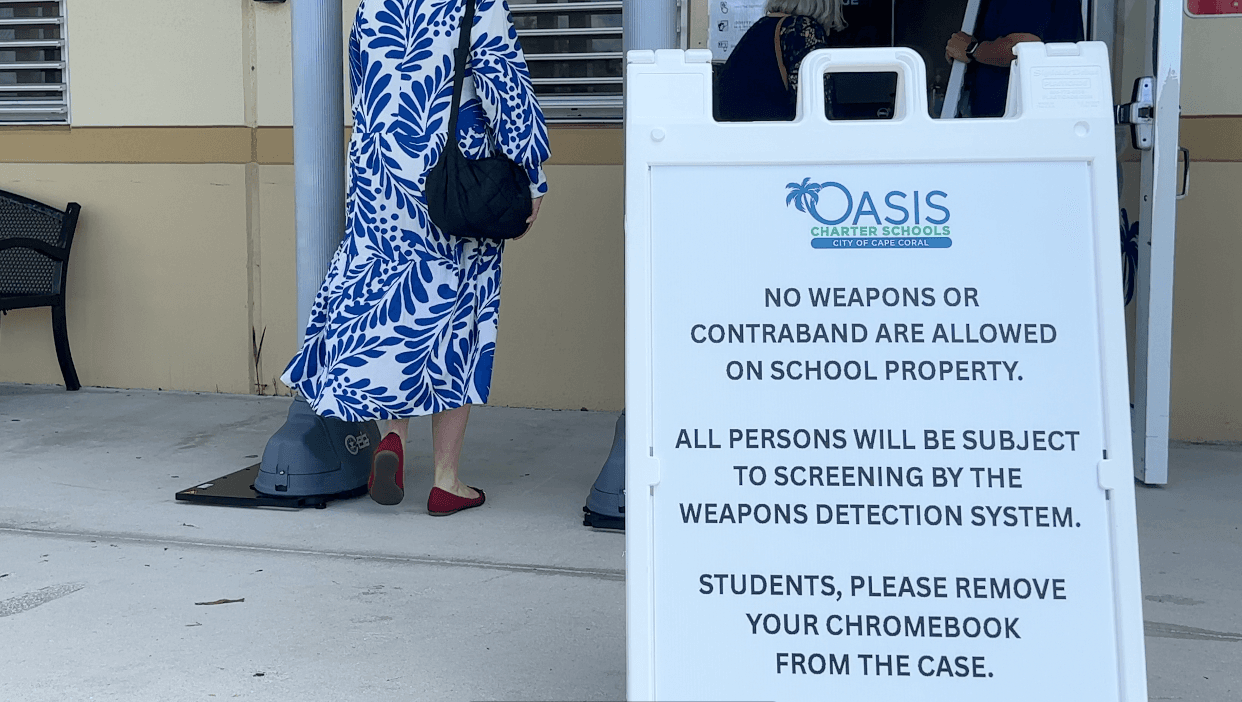 Oasis Charter Schools in Cape Coral installs weapons detection systems