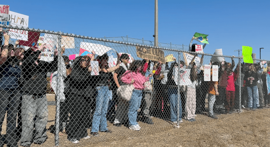 WATCH: Lee County students protest Trump administration policies