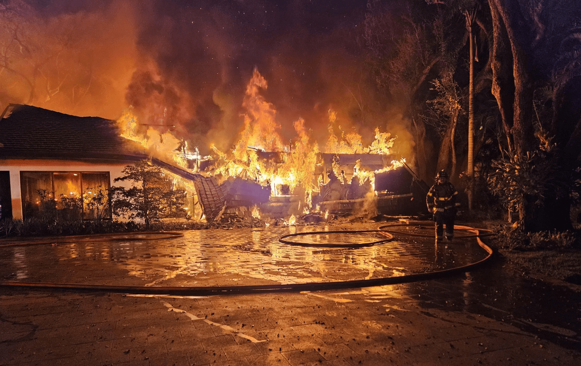 Massive fire heavily damages home owned by Miami Heat coach Erik Spoelstra