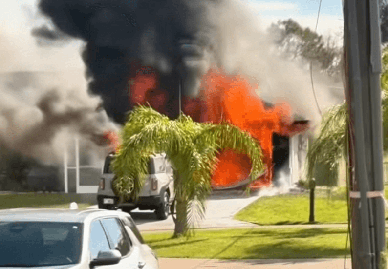 Charlotte County crews say electrical malfunction caused fire