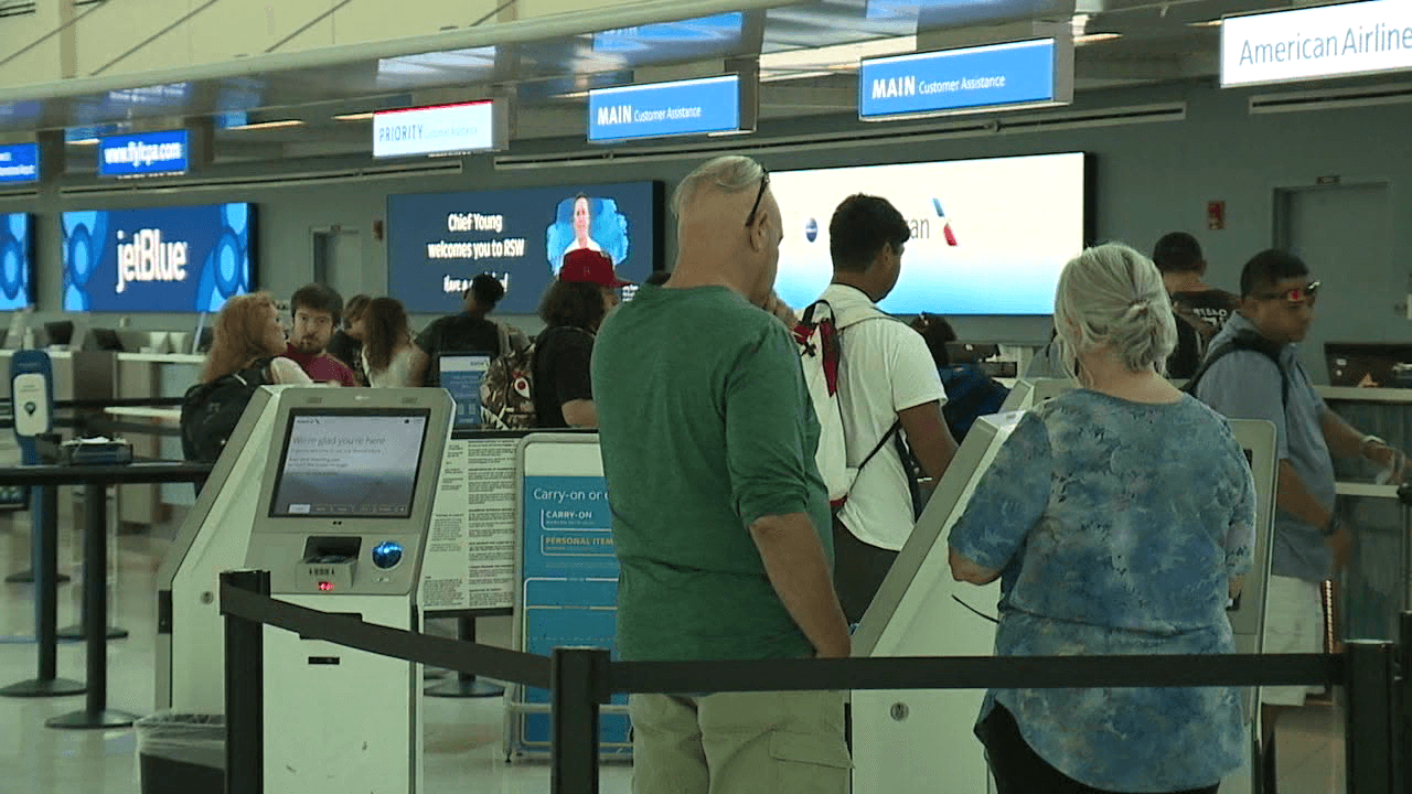 Sunny, but empty skies: How winter weather up north is impacting travel at RSW