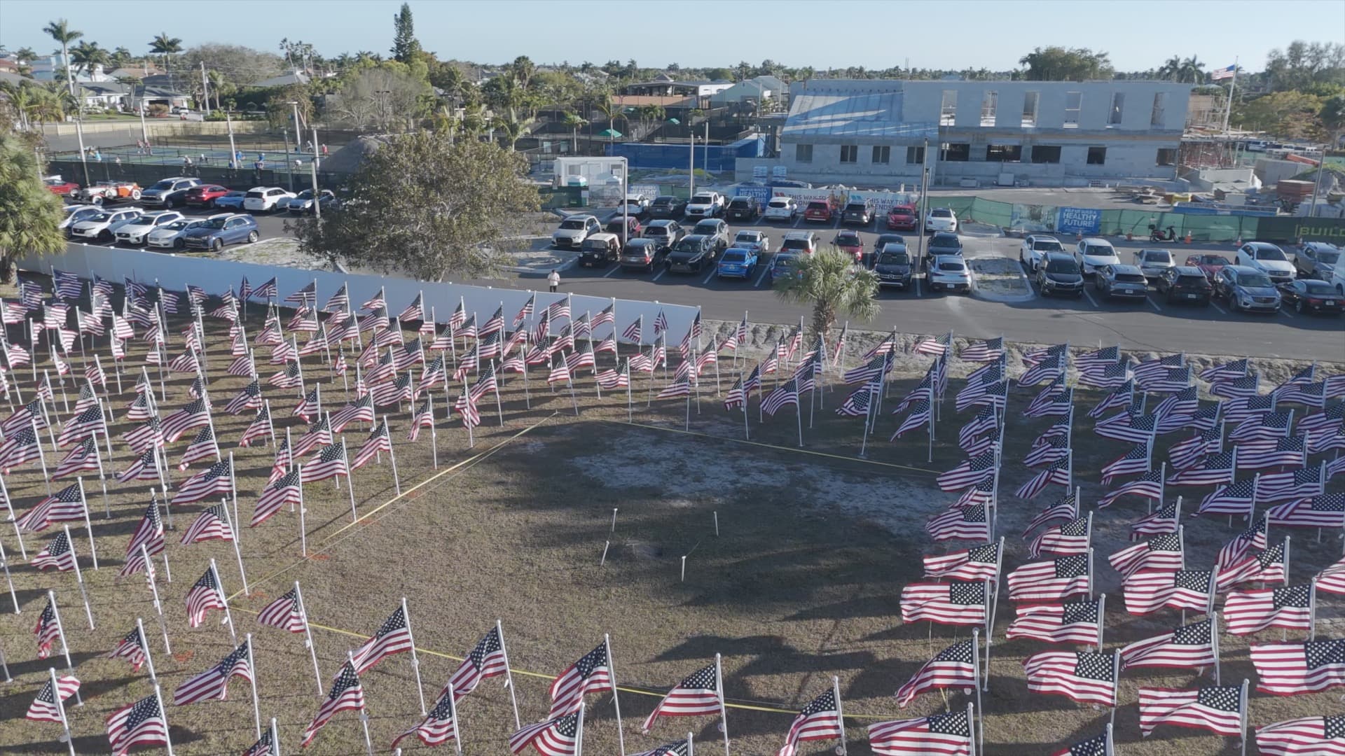 Marco Island flag display raises funds for community