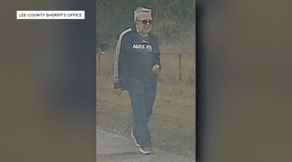 Lee County deputies are searching for an endangered elderly man