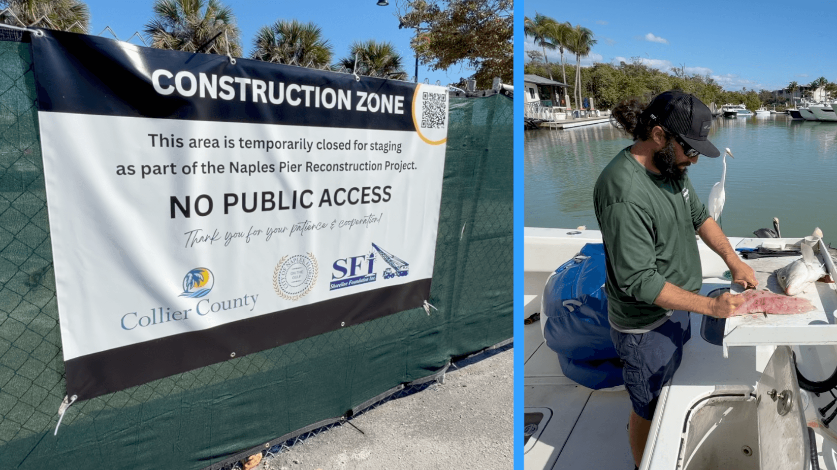 Naples Pier debris disrupts fishing at Bayview Park