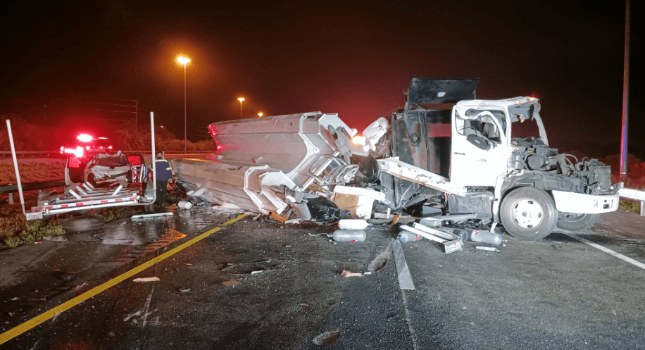 Construction worker dies in I-75 crash, FHP says