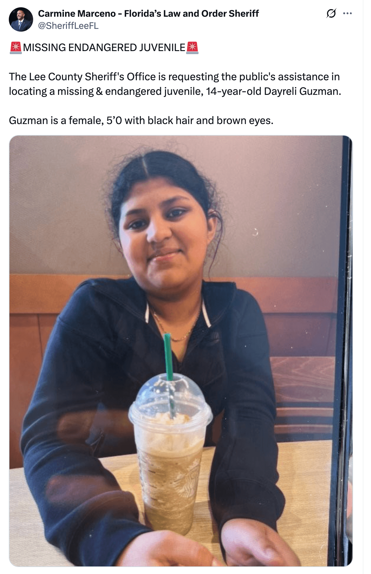 LCSO Deputies search for missing endangered teen,