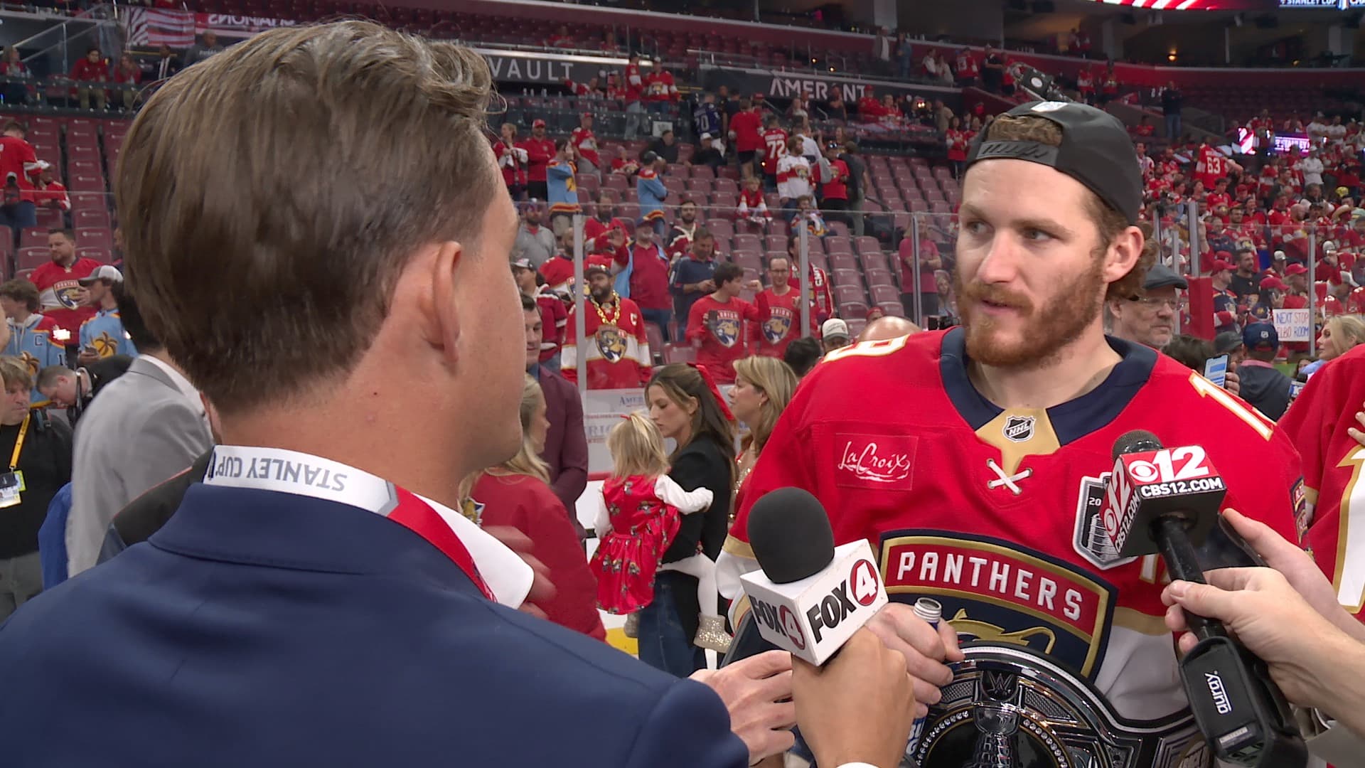 'It's euphoric': Hear from the Florida Panthers after second Stanley Cup win