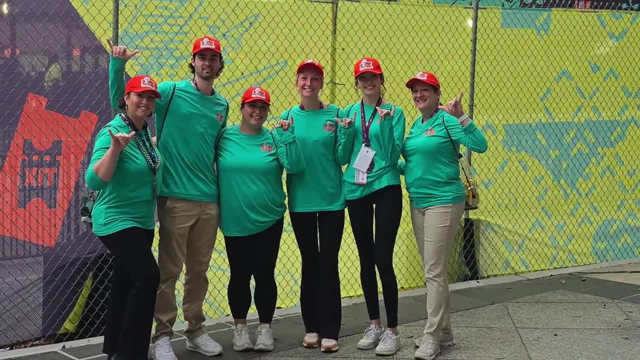 JOB TRAINING AT THE SUPER BOWL: FGCU Hospitality students help at Super Bowl