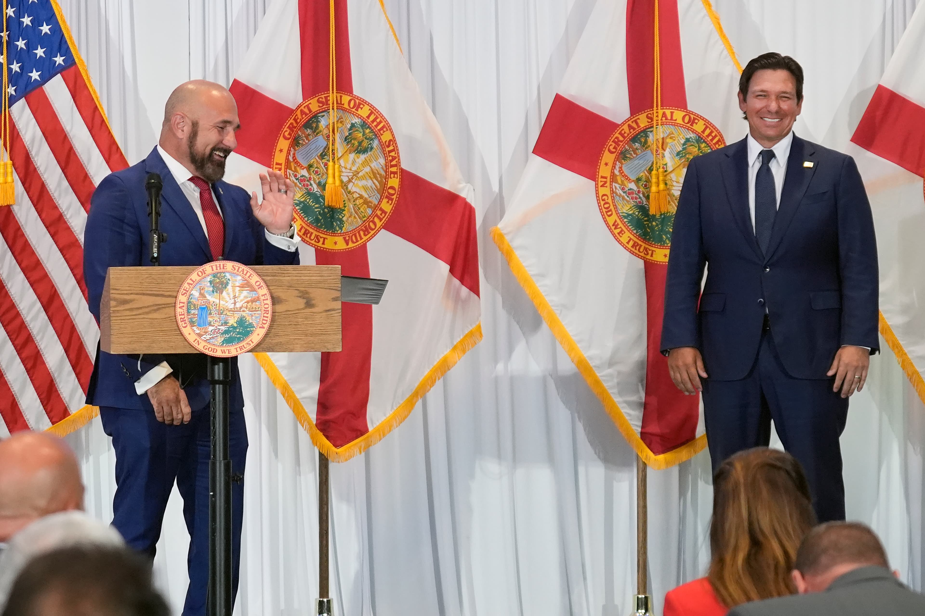 'There can only be one': Collins echoes DeSantis in clash over tax reform