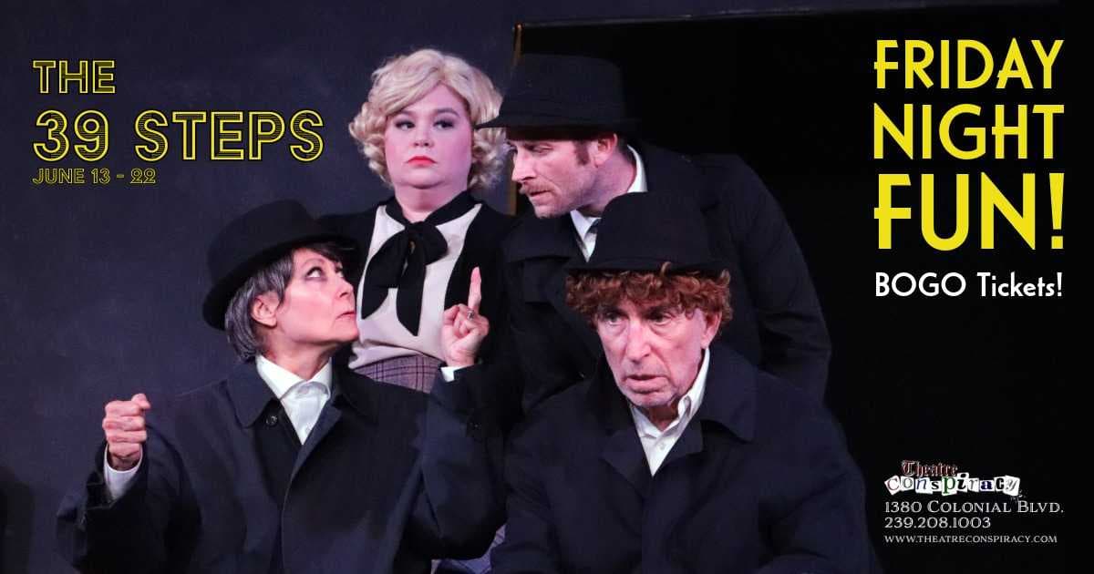 Gulf Coast Theater Review: 'The 39 Steps' is a fast-paced, comedic farewell from Theatre Conspiracy