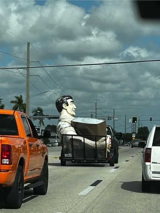 Cape Coral’s iconic ‘Big John’ statue taken apart for repairs