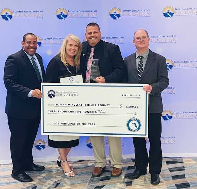Golden Gate High School's Joe Mikulski named 2025 Florida’s Principal of the Year
