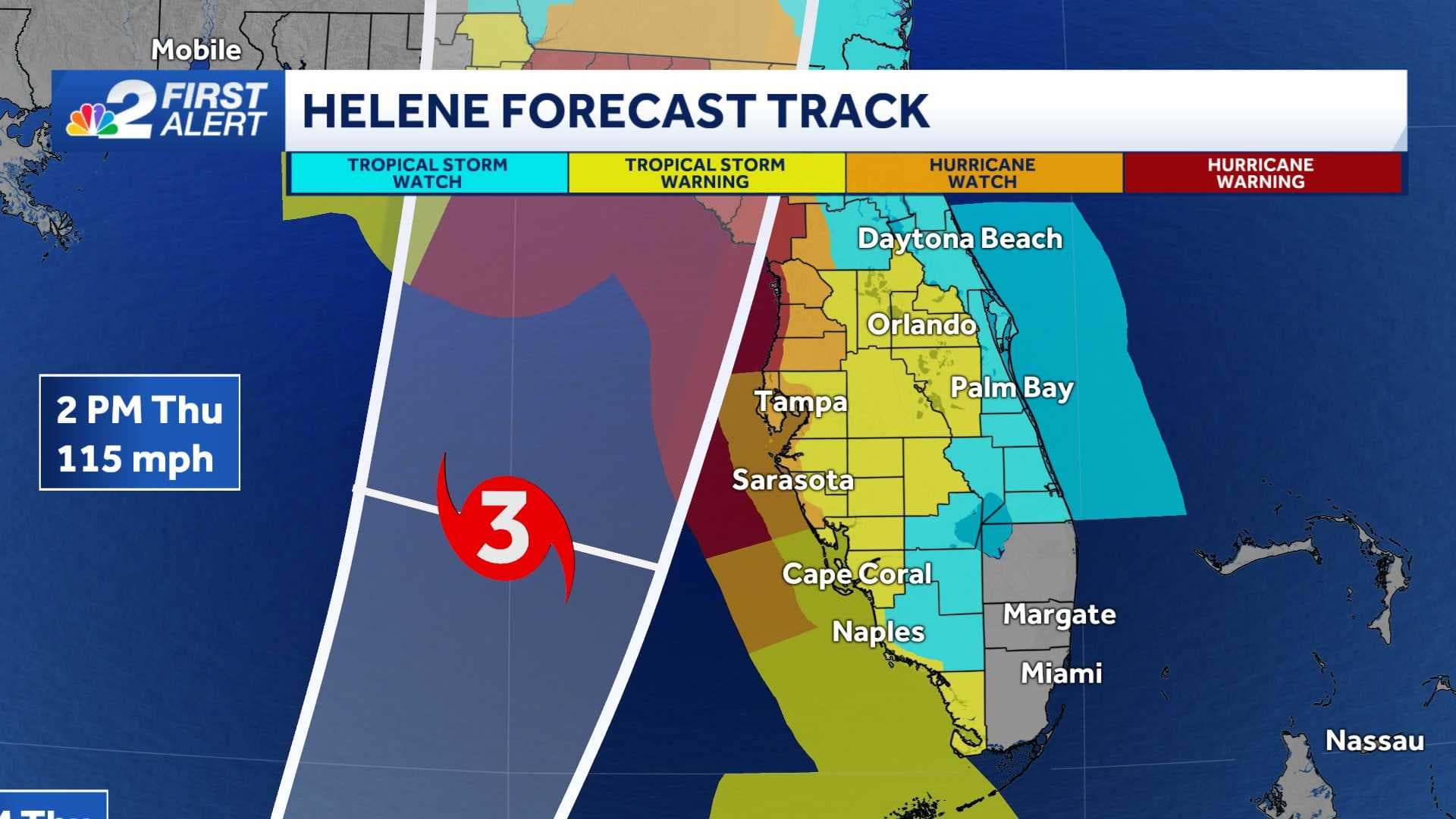 Tropical storm and storm surge warnings issued in parts of Southwest Florida