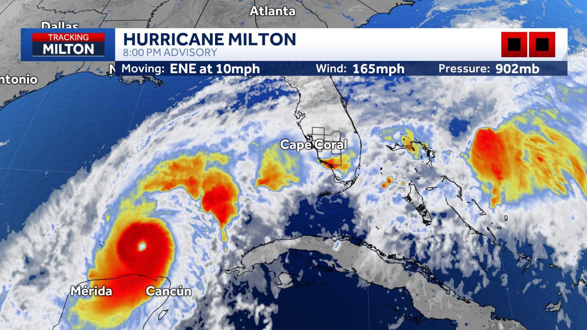 LIVE: Cat. 5 Hurricane Milton to bring dangerous storm surge and wind to SWFL coast