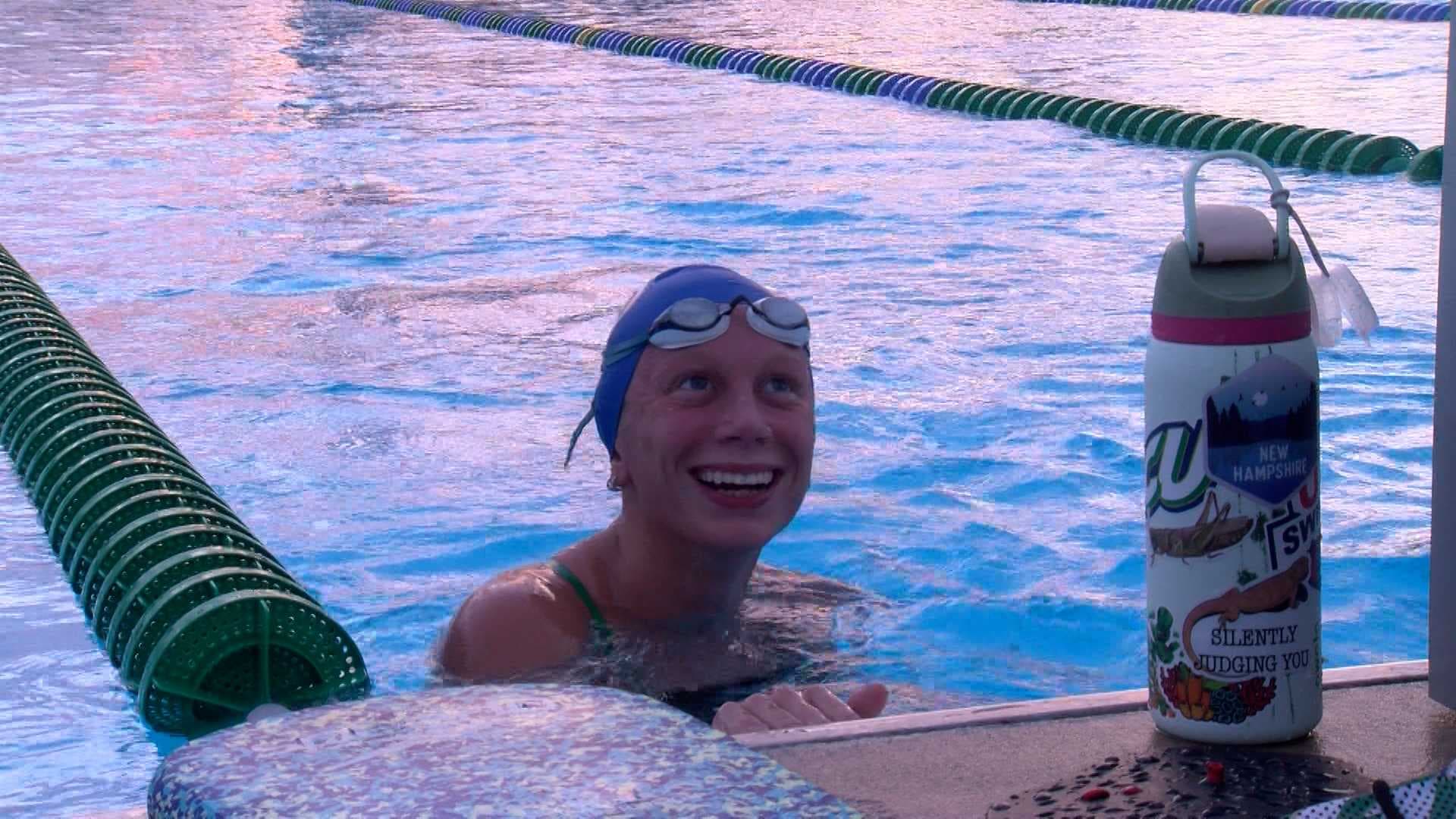 FGCU Swim's Audrey Grace Sambrook carrying on family name