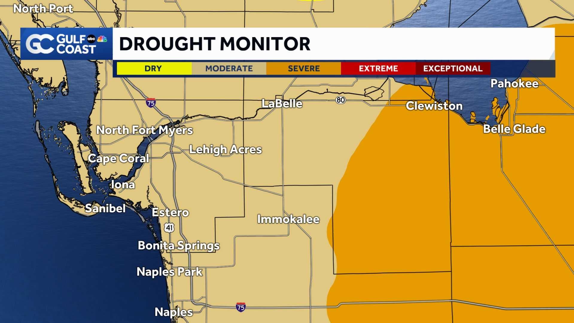 No improvement in newest drought monitor along Gulf Coast