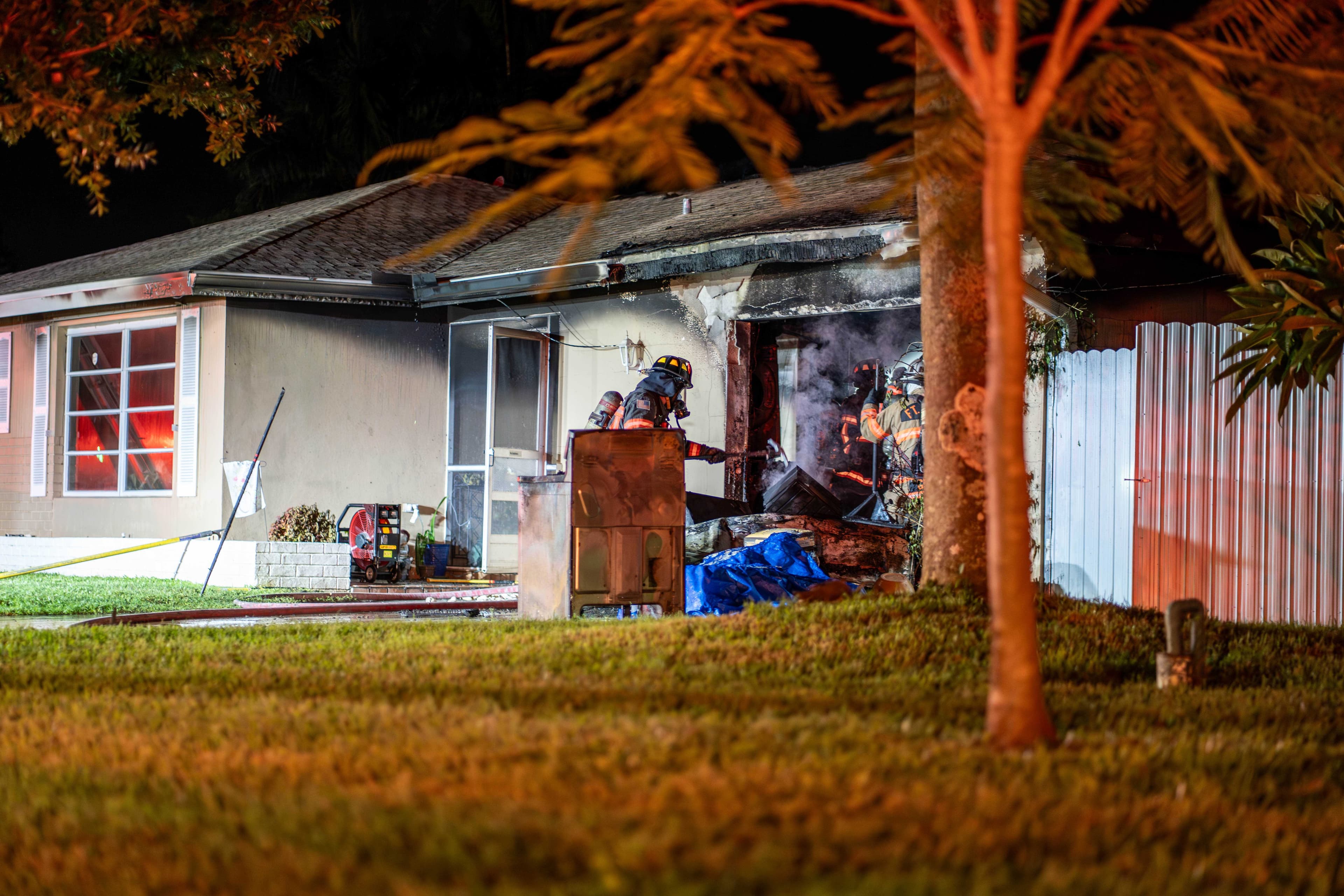Crews investigate structure fire in Tanglewood
