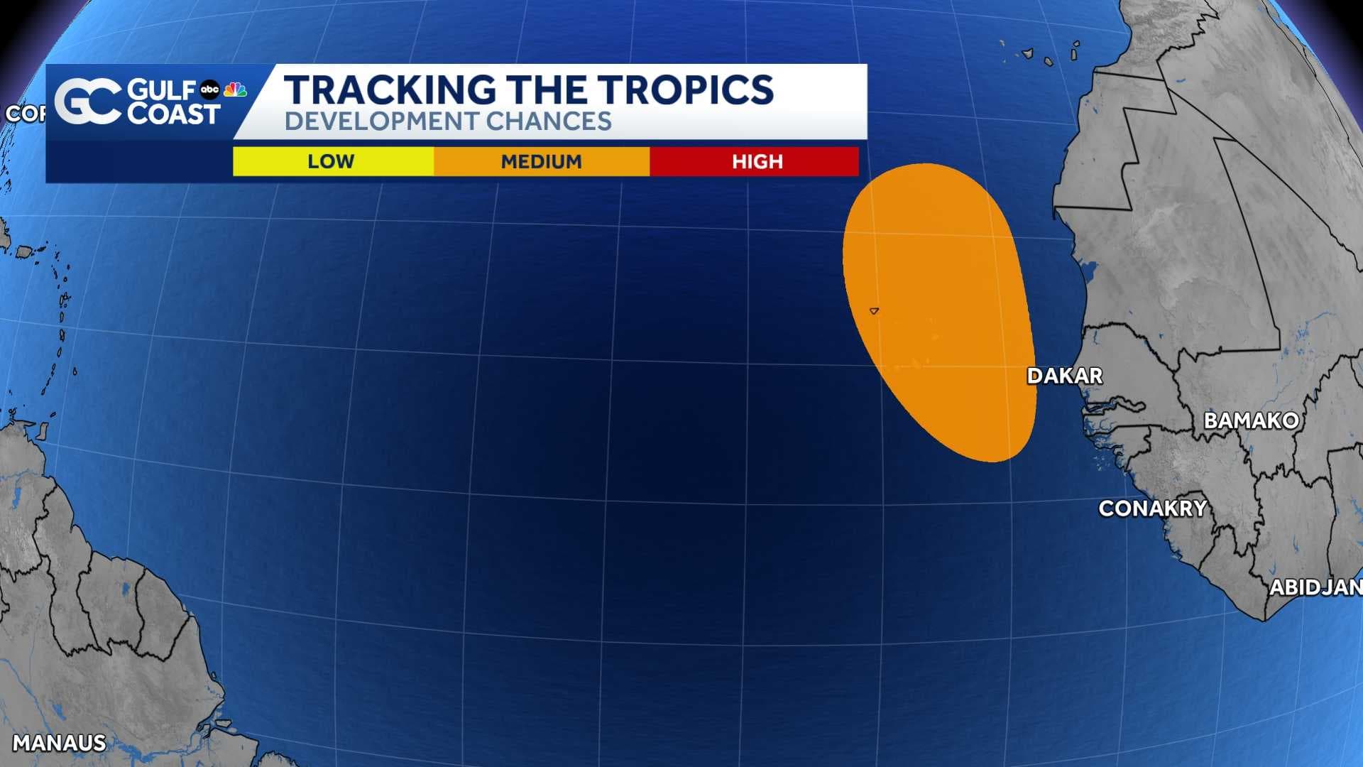 Odds increasing for Tropical Development in the Gulf Next Week