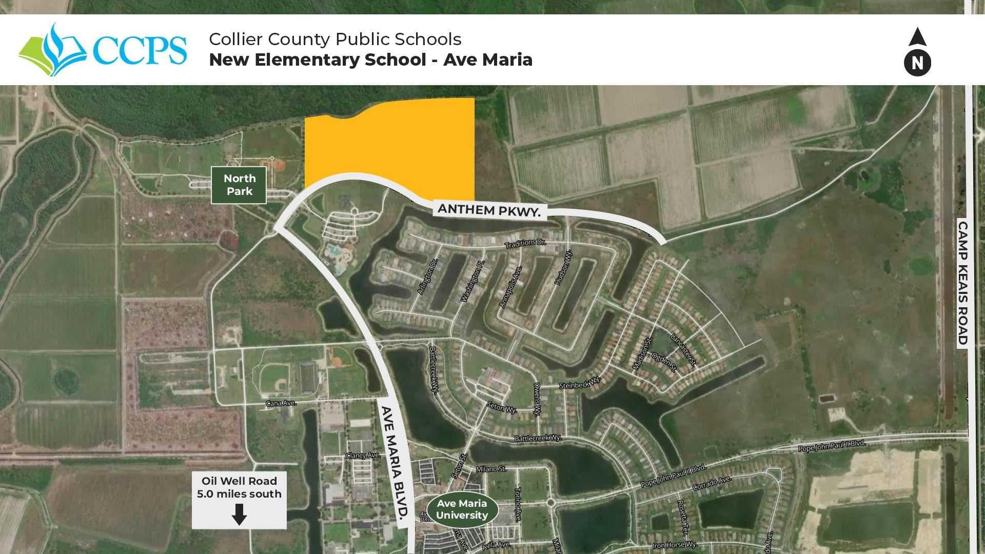 New Collier County school will be named Ave Maria Elementary School